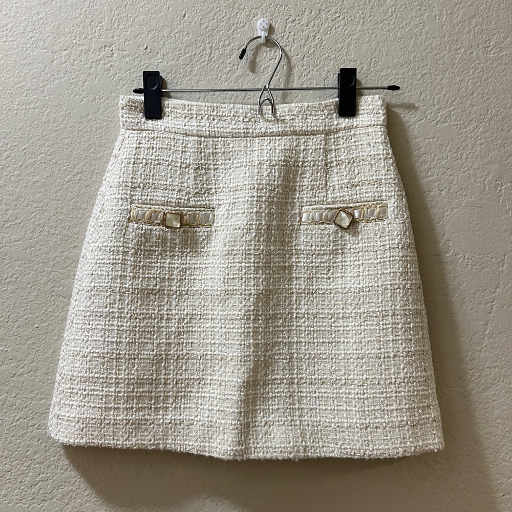Elegant Cream Skirt